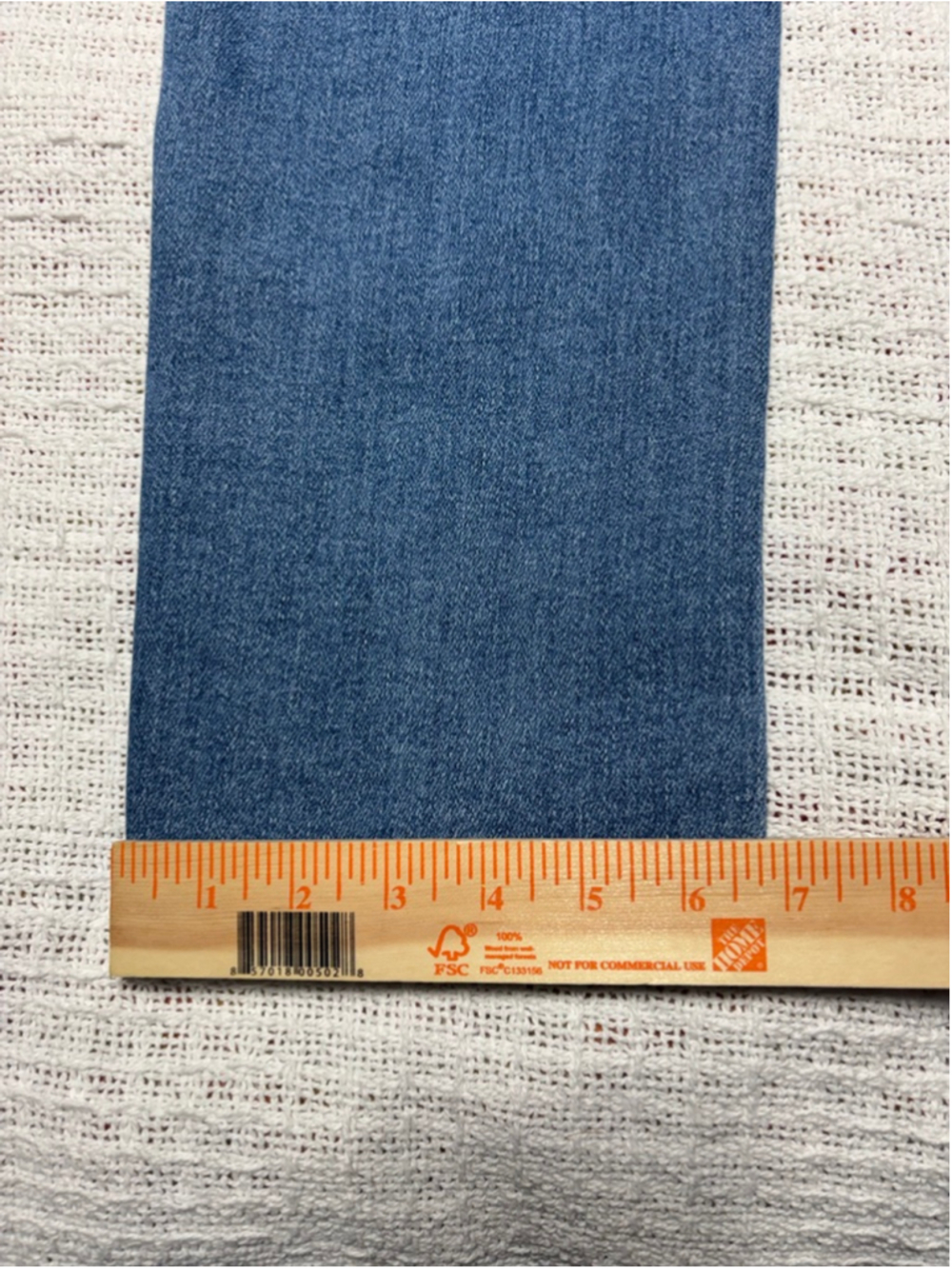 Flying Monkey VTG Retro Inspire High Rise Raw Hem Crop Slim Straight Jeans Sz 29 - Picture 9 of 9